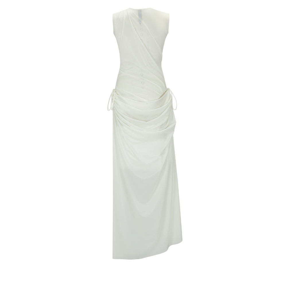 Luxe designer clothes in White Body Dress. Shop Now!