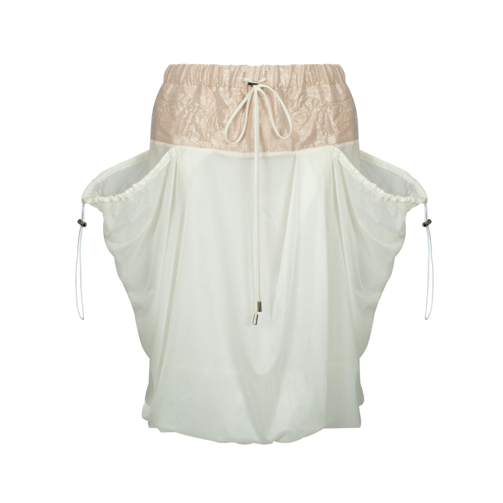 Stylish designer clothes in White Radiancy Skirt design. Shop Now!