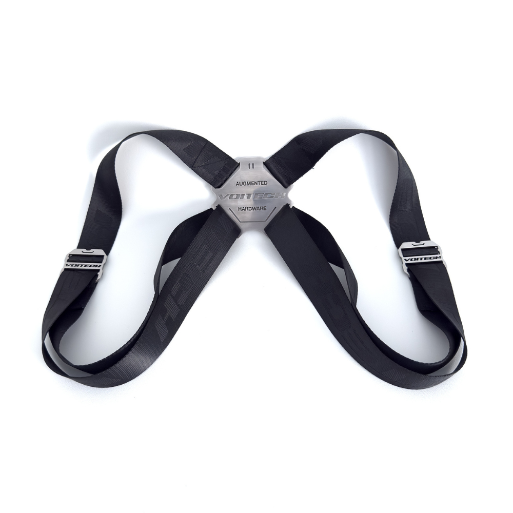 Shop online from our exclusive website and discover the Xenon Harness by Voitech®, featuring modular jacquard webbing, CNC-machined aluminum hardware, and an industrial-inspired technical design.