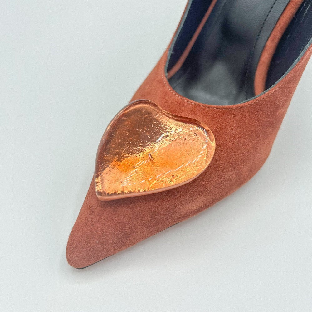 Embrace Yoko Slingback Cognac Suede best slingback pumps with bold charm. Shop Now!
