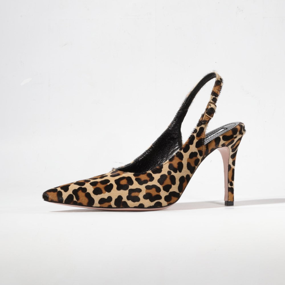 Discover Yoko Slingback Leopard best slingback pumps with chic charm. Shop Now!