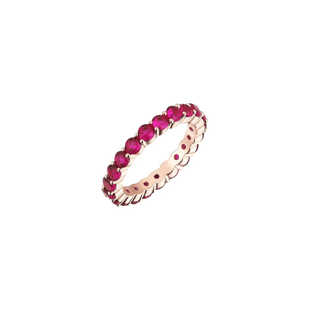 Pink stone ring for women