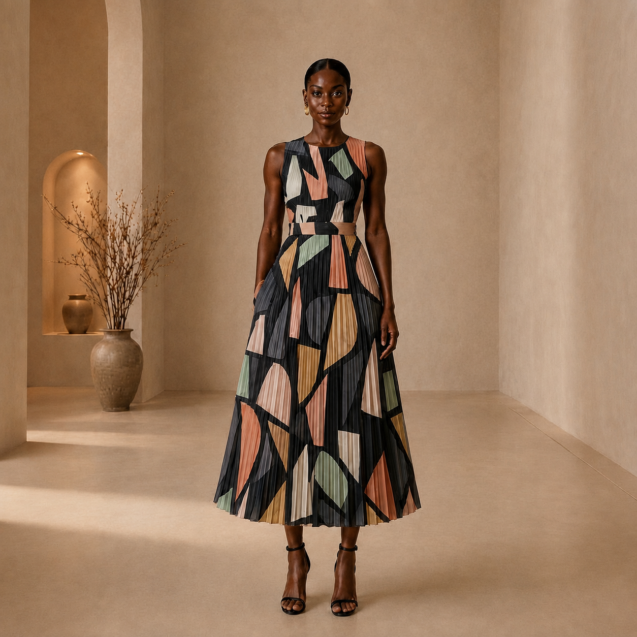 OLA Plissé Dress