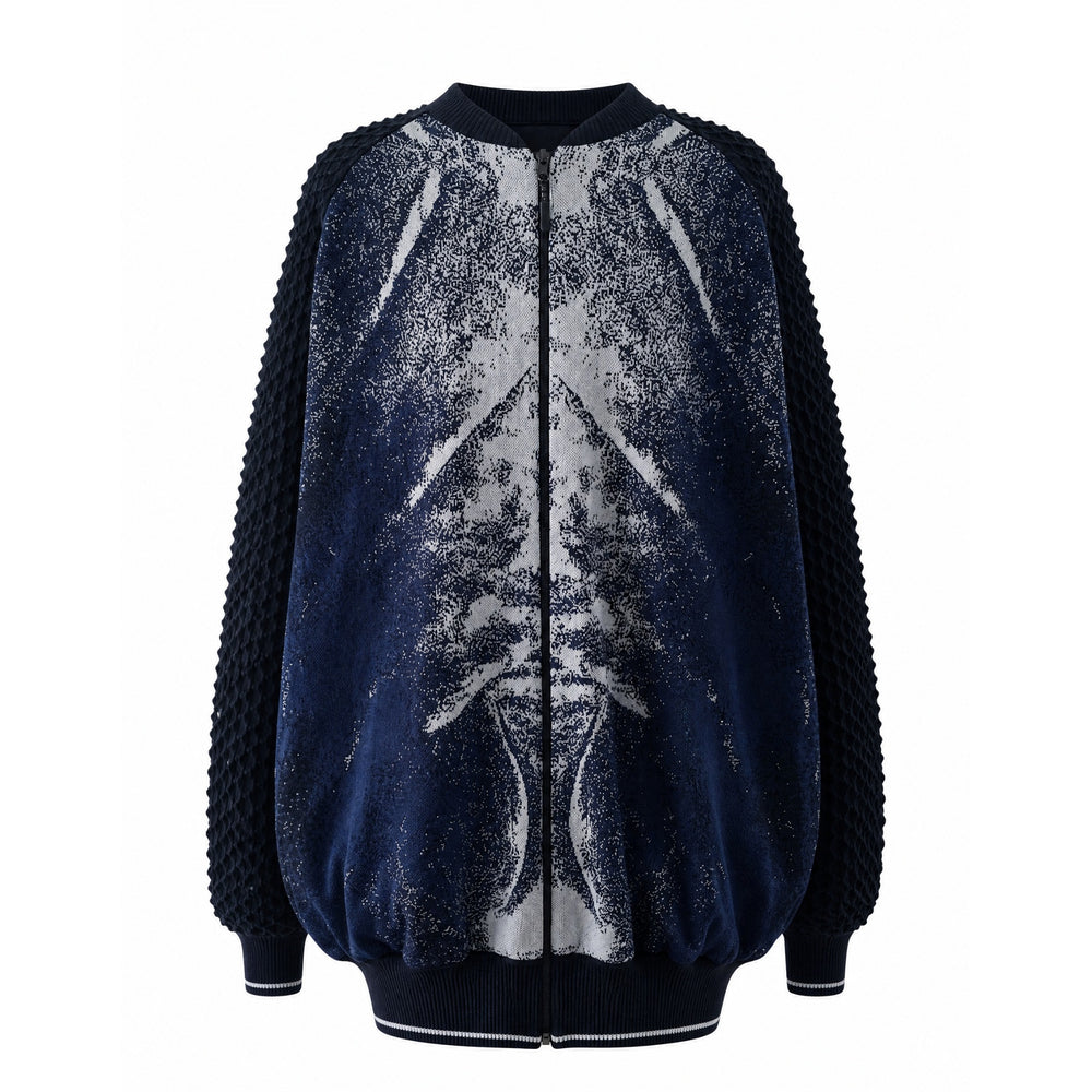 Unisex Eco Oversized Bomber - Whale Limited Edition | Benedetti Life