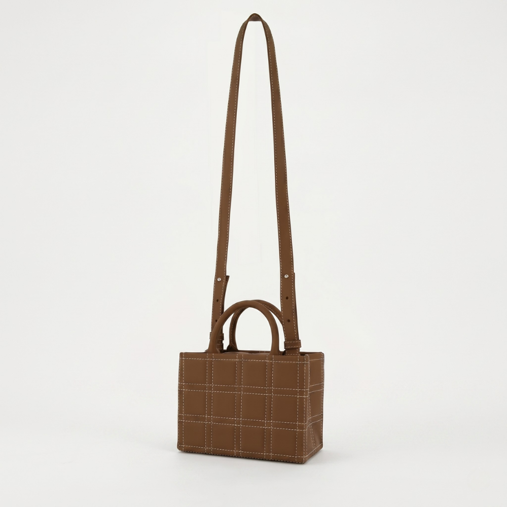 Leather bag with adjustable strap and flap closure, pre order item. Shop online from our curated edit of premium fashion.