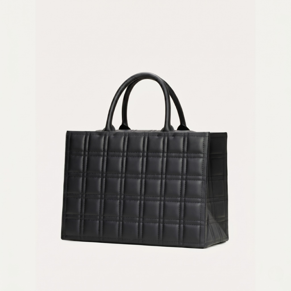 Leather tote bag with adjustable strap and compartments, pre order item. Shop online from our curated edit of premium fashion.
