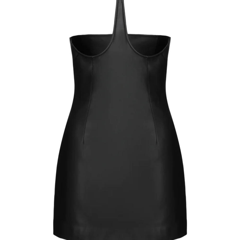 Mini corset fitting dress, wear with JUE cropped top and GISELLE jacket.