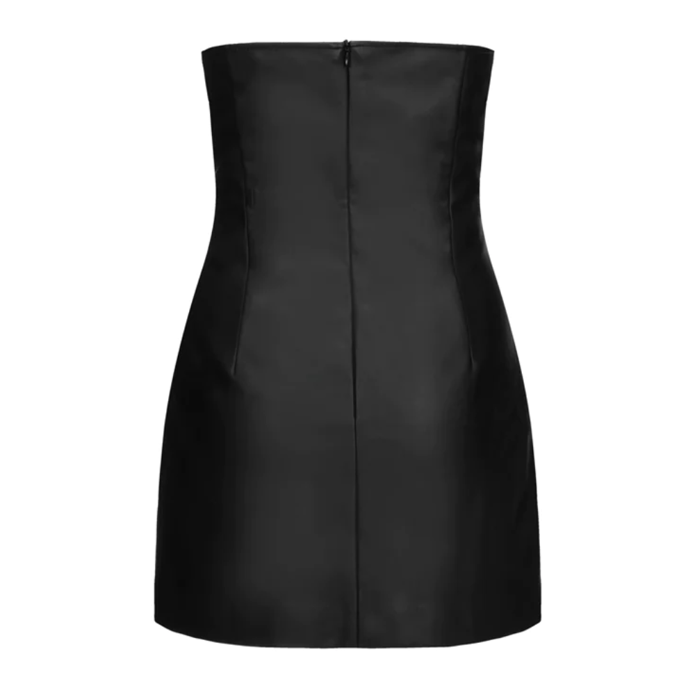 Mini corset fitting dress, wear with JUE cropped top and GISELLE jacket.