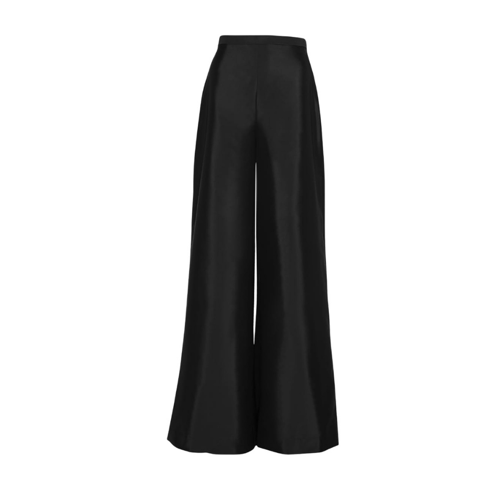 Chic wide-legged pants in chiffon, 100% polyester. Stylish comfort for any occasion.