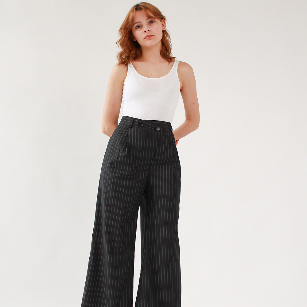 Shop Ahkeke London Full Length Flare Black Trousers at our store for clothing. Discover style on our shopping website. Shop now!