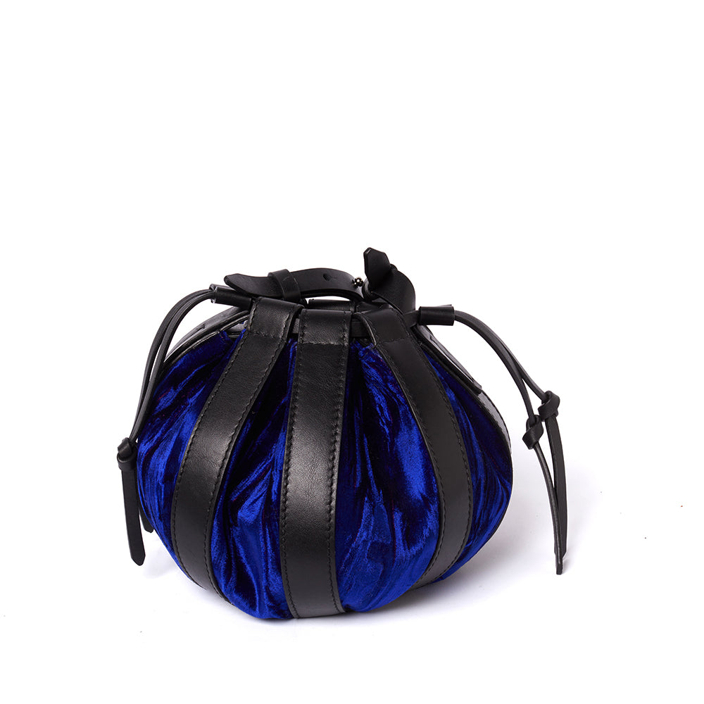 Elevate your style with the Alma Kami Obsidienne & Indigo Handbag from The Luxe Maison. Shop Now!