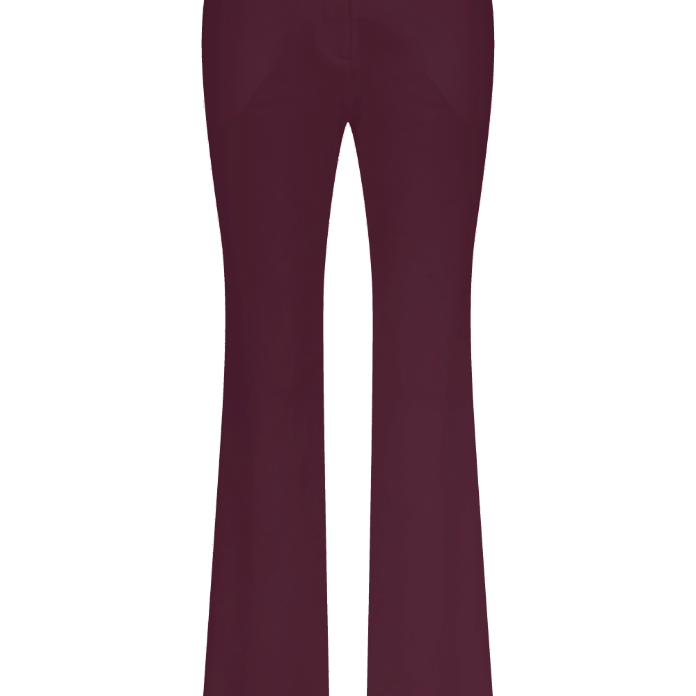 Arced Trousers In Bordeaux