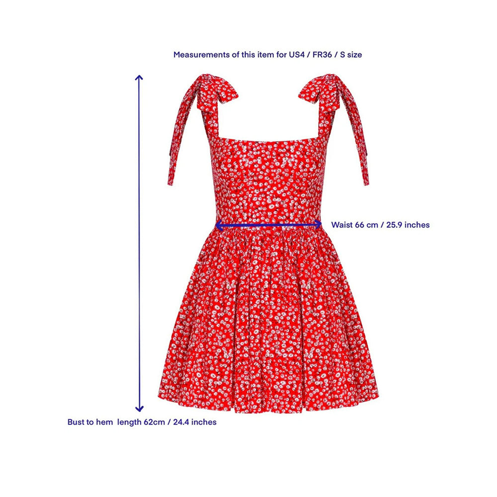 Audree Floral Print Poplin Mini Dress