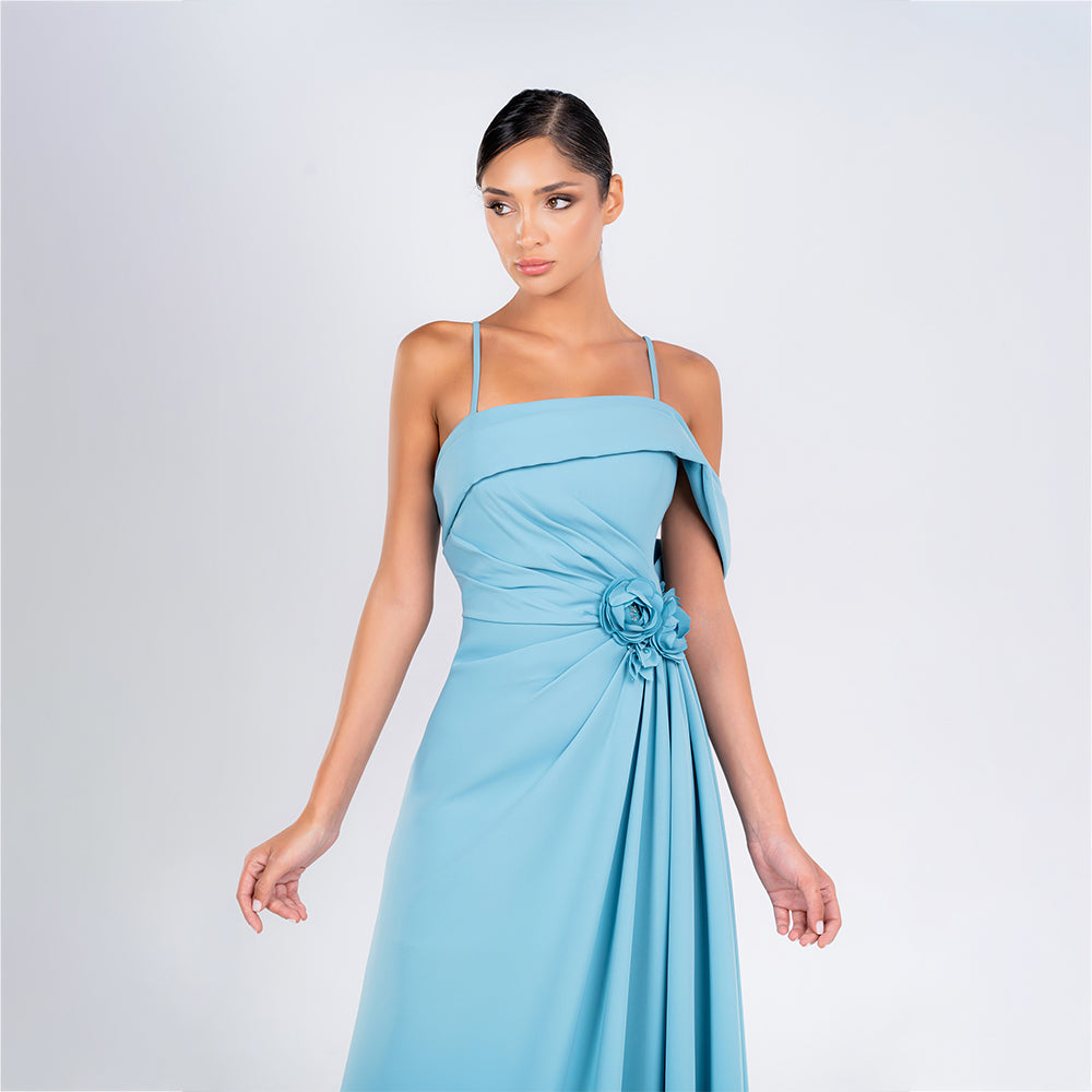 Step into elegance with the Azure Dress from The Luxe Maison. A timeless addition to your collection of women's clothing dresses. Shop Now!