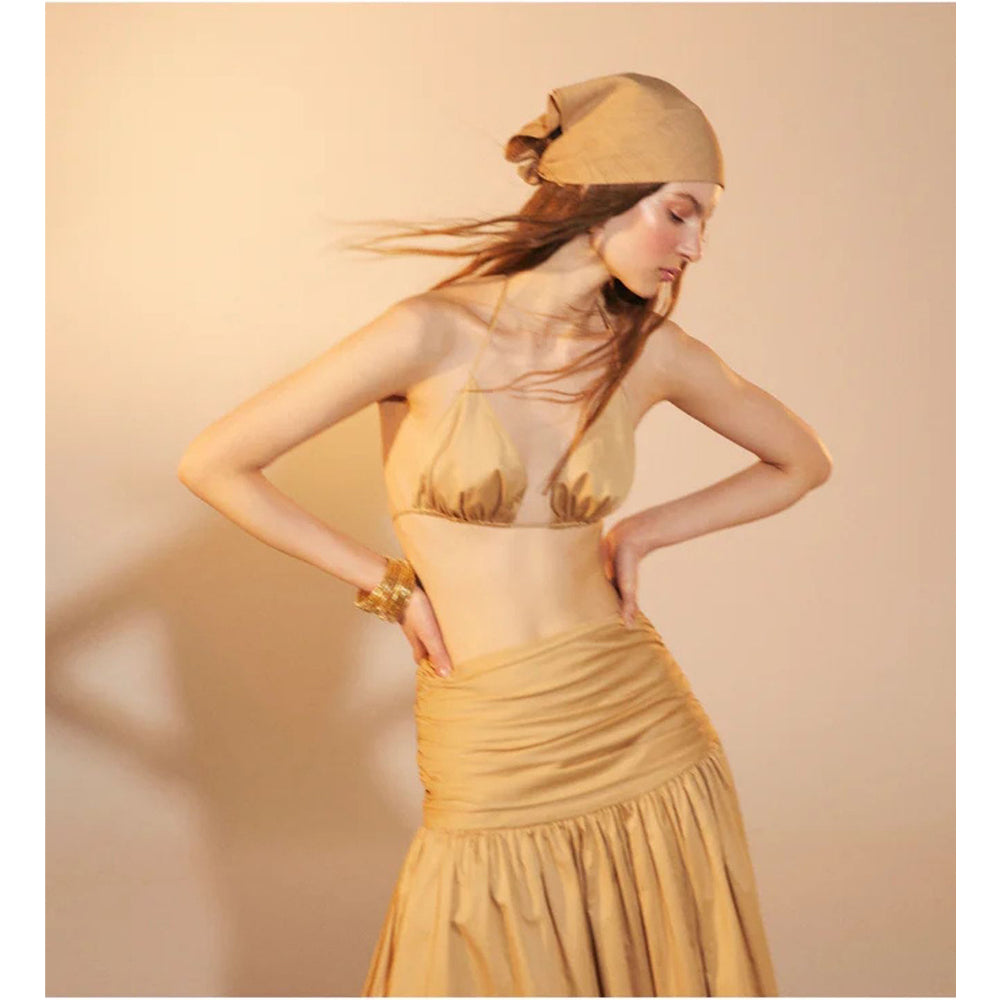 Embrace refined elegance with the Birdie Top in Apple Cinnamon at our luxury shop online. Shop Now!