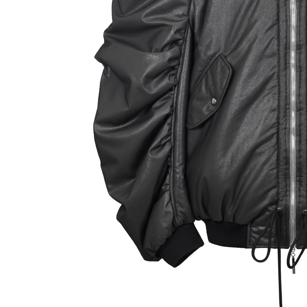 Discover the Black Shimmer Fairy Bomber at our women store. Shop Now!