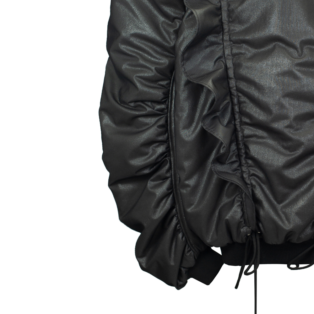 Discover the Black Shimmer Fairy Bomber at our women store. Shop Now!