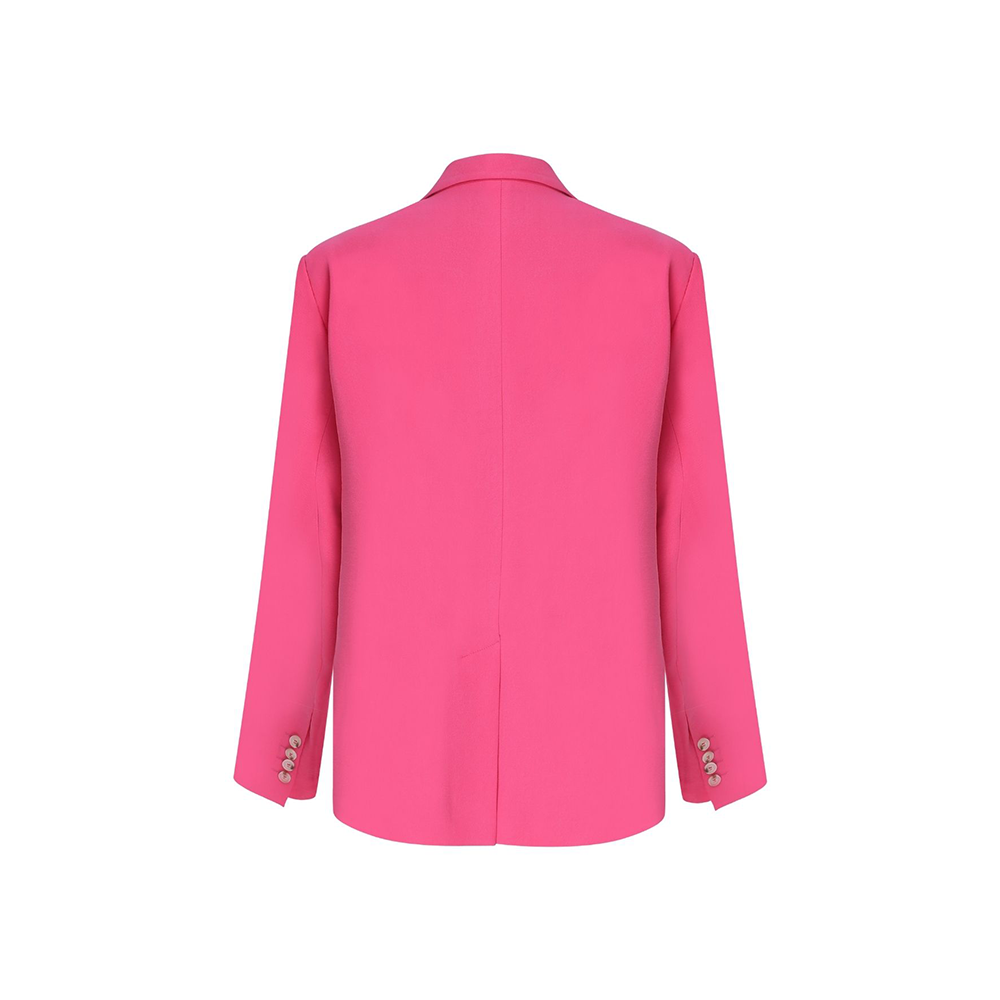 Boxy Oversize Blazer in Bubble Gum Pink