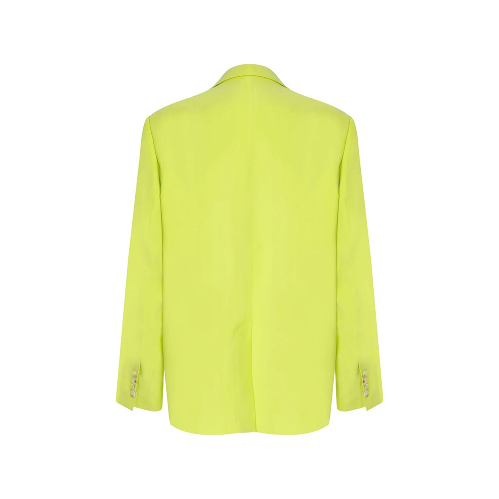 Boxy Oversize Blazer in Lime