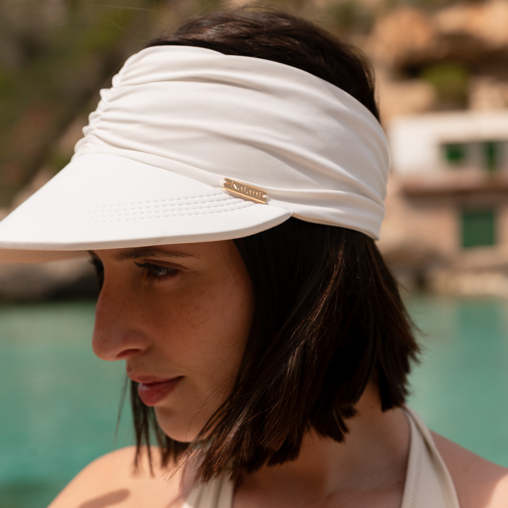 Capri Reversible UV Visor is a lightweight breathable reversible sun visor cap. Shop Now!