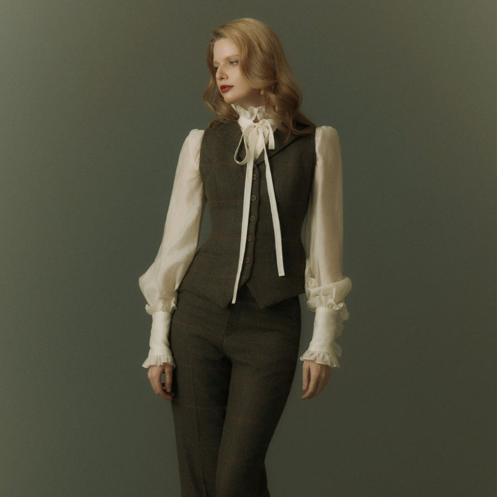 Designer outfit Carina pants add charm to every graceful step. Shop Now!