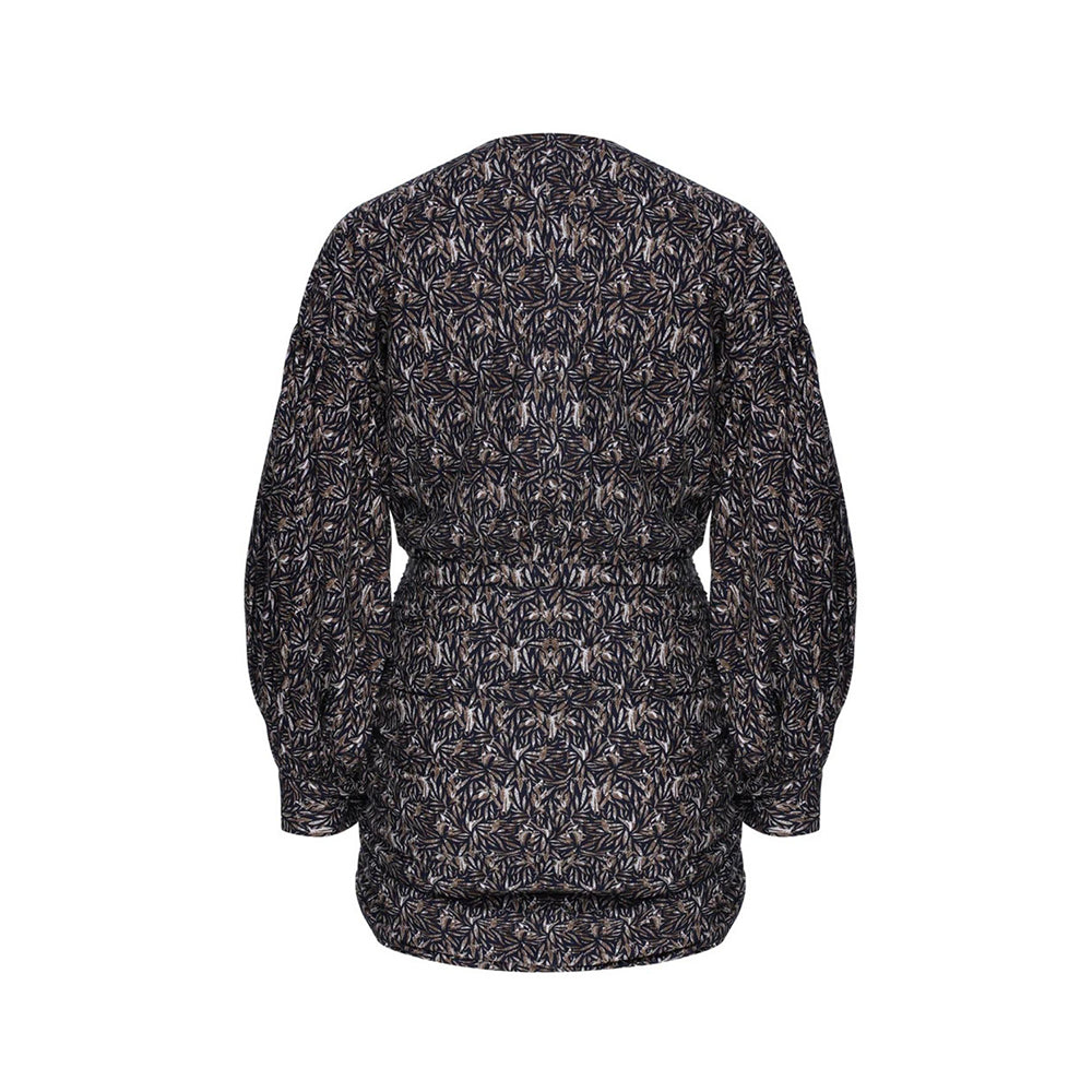 Carlotte Printed Poplin Mini Dress