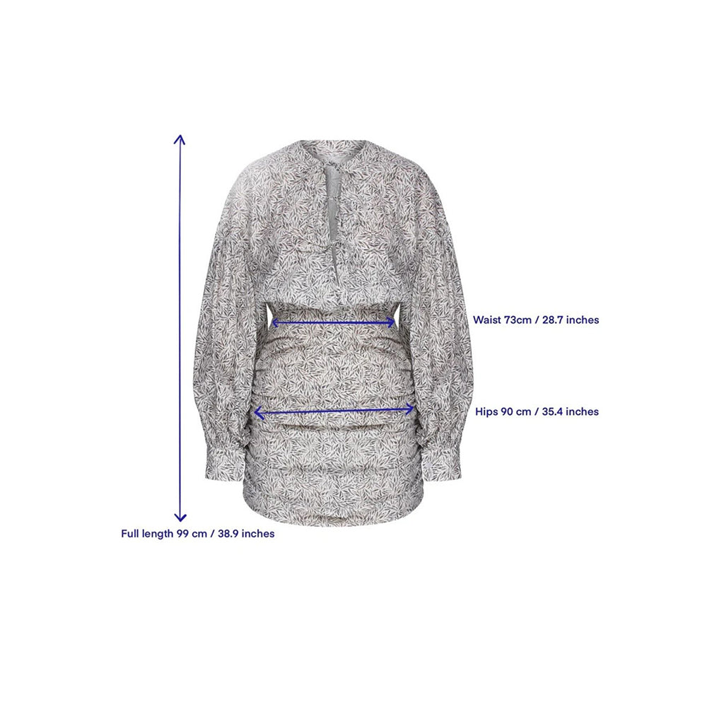 Carlotte Printed Poplin Mini Dress