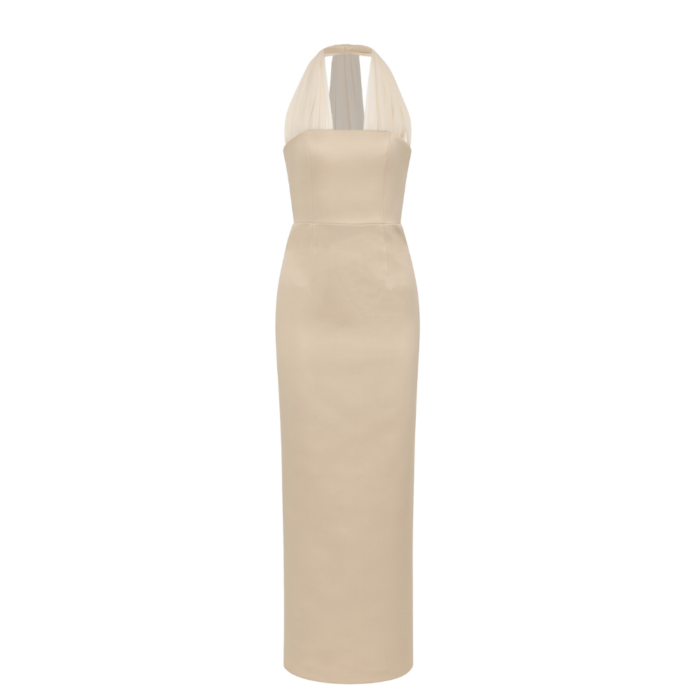 Clarine Long Dress In Cuban Sand