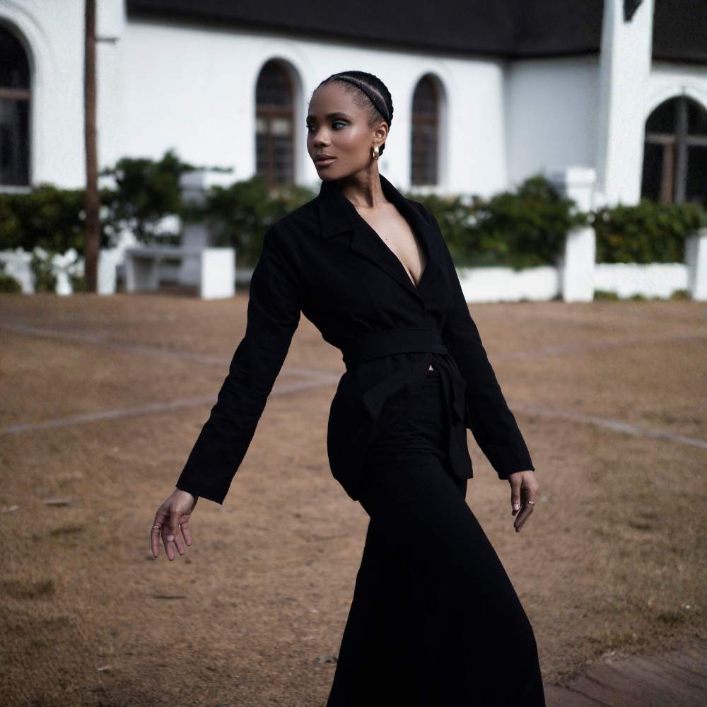 Classic Cotton Blend Blazer