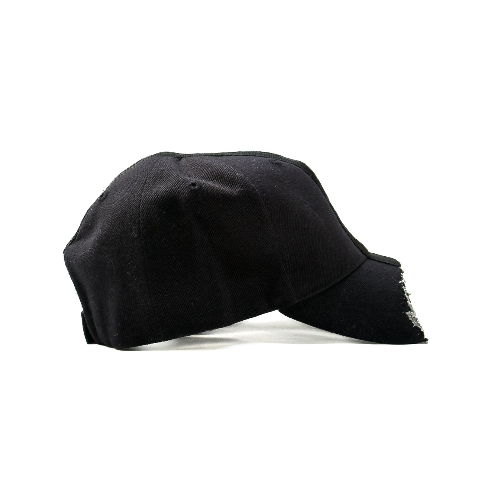 Shop online from our exclusive website and discover the Composite Molten Alloy Cap by Voitech®, featuring heavyweight cotton drill, a hand-applied molten alloy visor, and industrial-inspired technical craftsmanship.