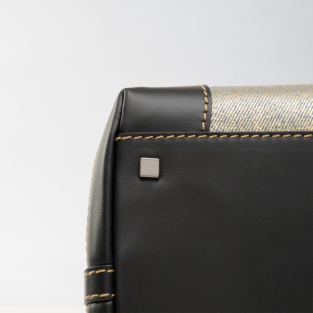 Upgrade your style with the Cubo Amlach Gold Denim handbag. Perfect for any occasion! Shop Now!