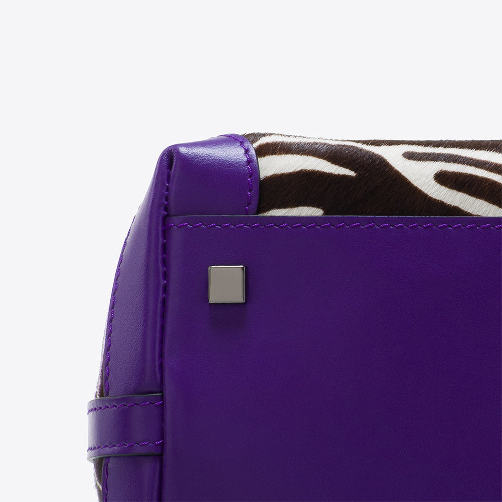 Upgrade your style with the Cubo Marmara Purple Handbag from The Luxe Maison. Perfect for online shopping! Shop Now!