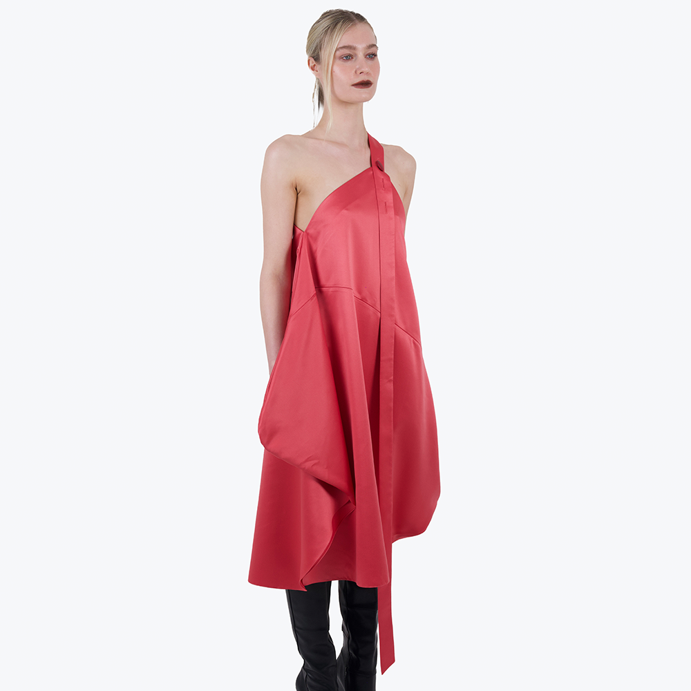 Shop the Curved Hem Draped Dress by Grace Weller. Perfect for your wardrobe. Discover top women clothing on our shopping website. Shop now!