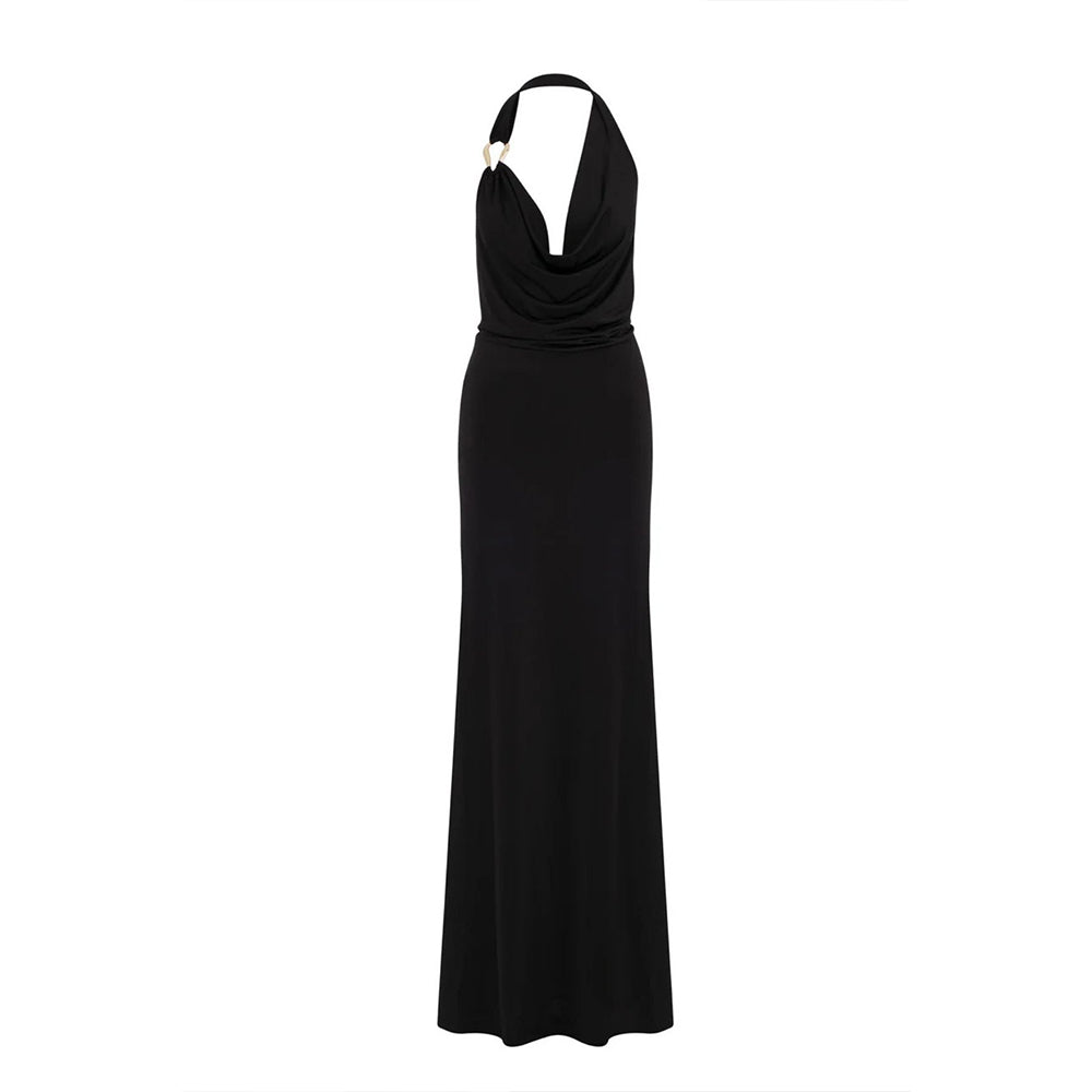 The Dakota Long Jersey Dress from our clothing shop adds chic beauty. Shop Now!