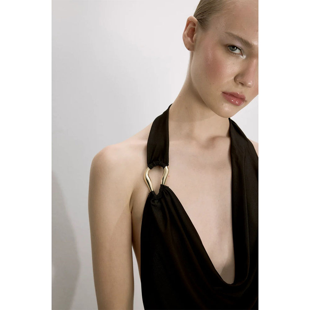 The Dakota Long Jersey Dress from our clothing shop adds chic beauty. Shop Now!