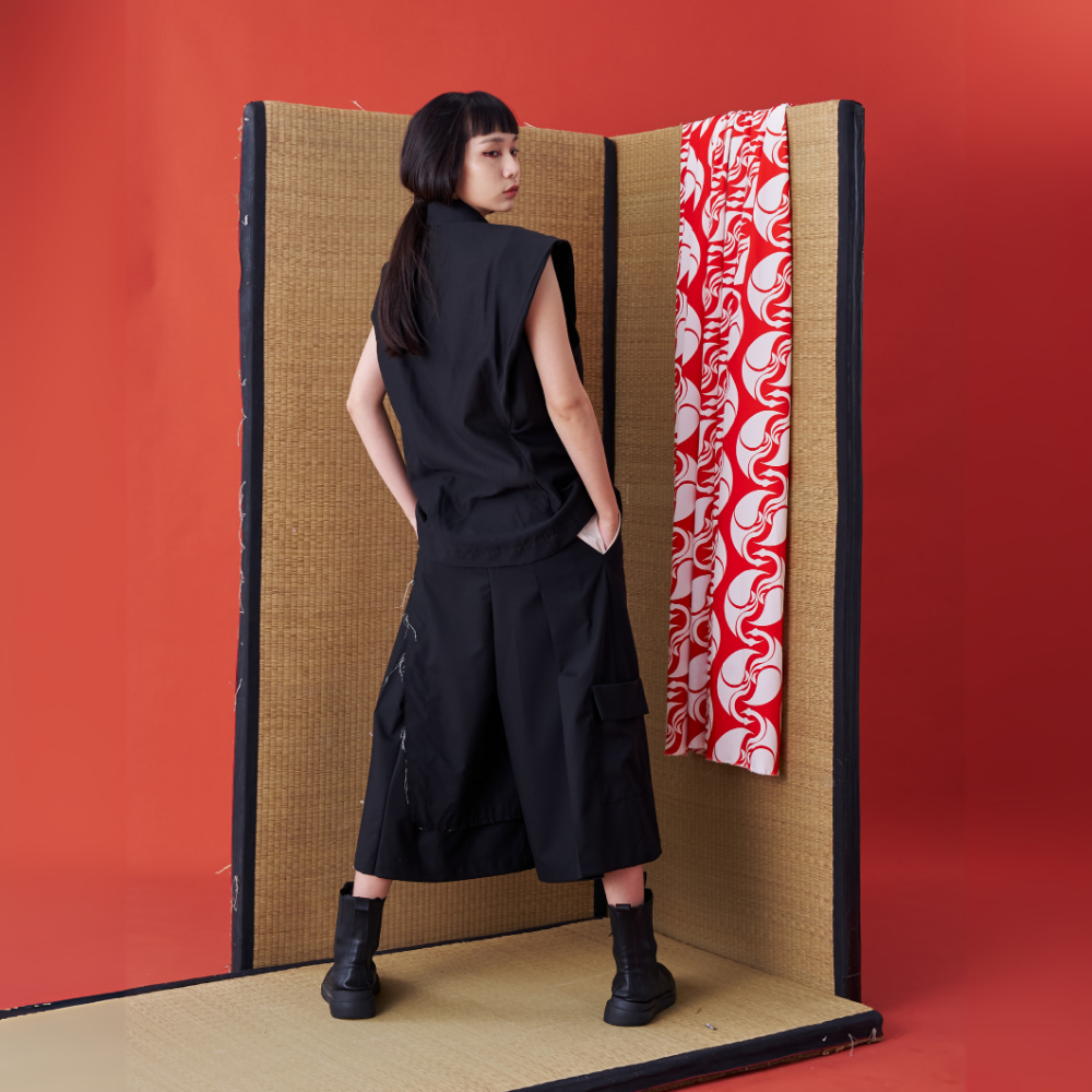 Fashion website features INF Deconstructed Jinbei Shirt. Shop Now!