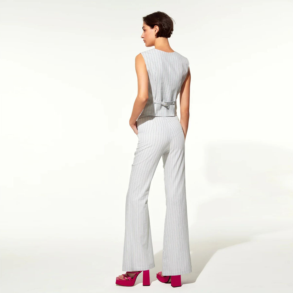 Doxy Flared Cotton Trousers