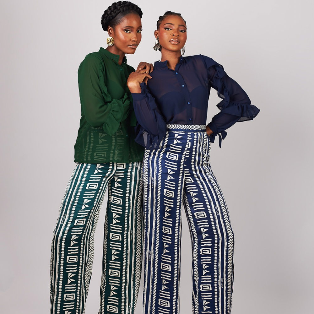 Ekele Button-Down Blouse