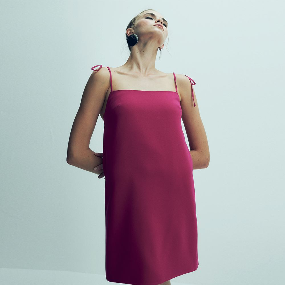 Ellie Mini Crepe Dress