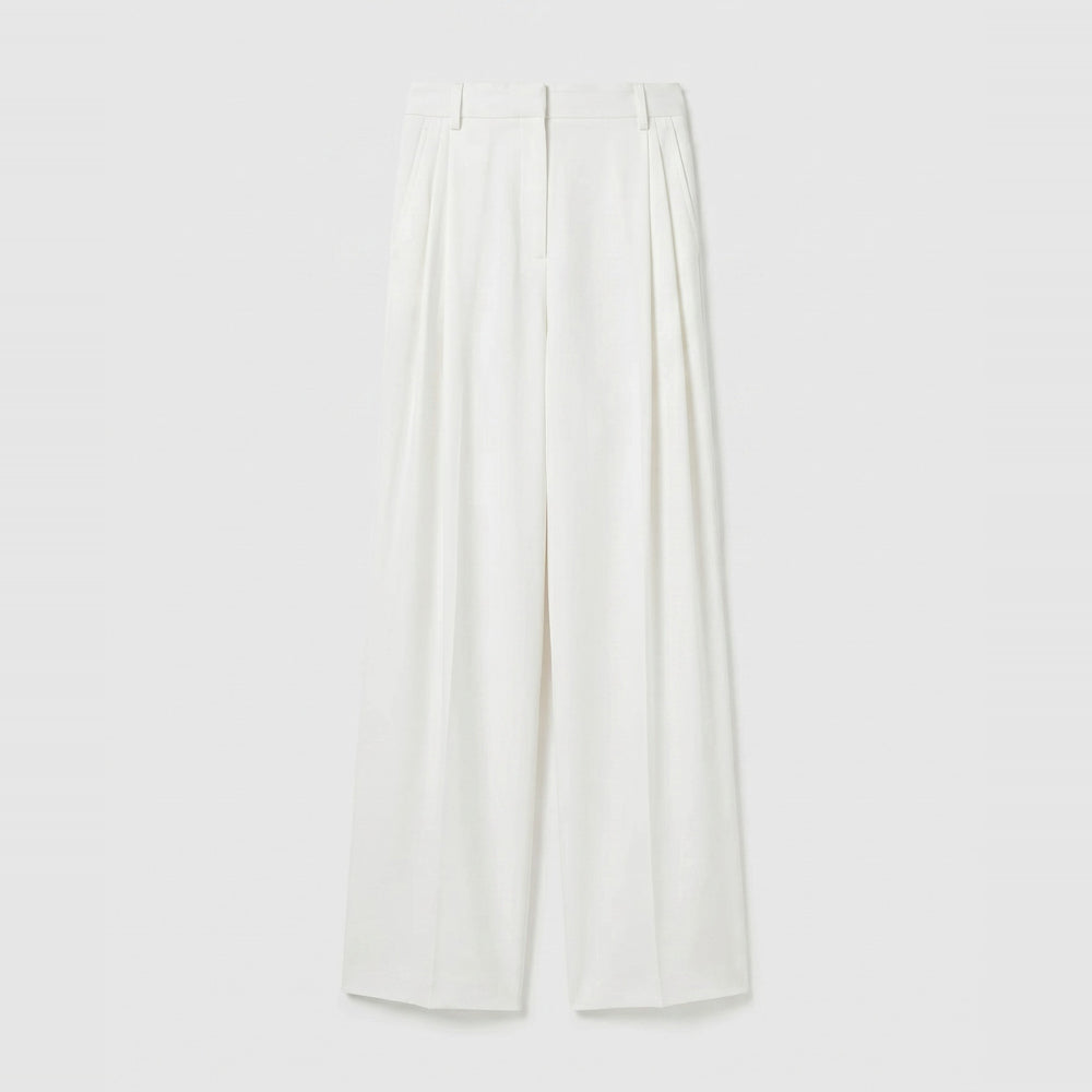 Shop online from our exclusive website and discover Eucalyptus Trousers crafted from premium TENCEL™ fabric for lightweight comfort, breathable wear, and timeless tailored style.