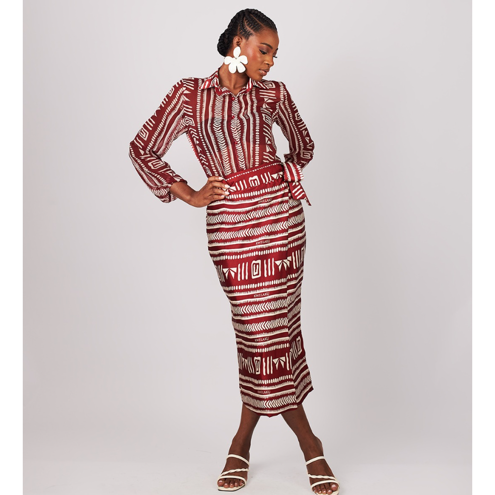 Geometric Monogram Wrap Set