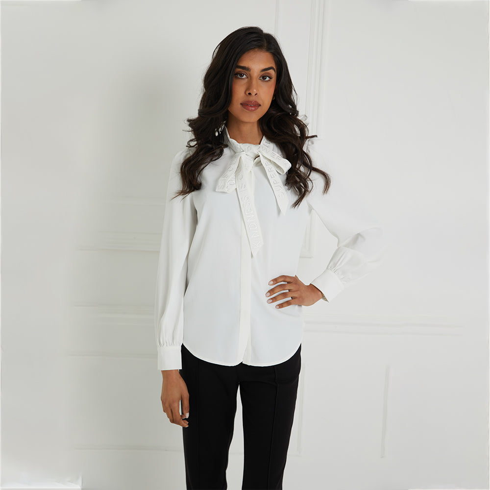 Goddess Blouse-Pussy Bow Blouse