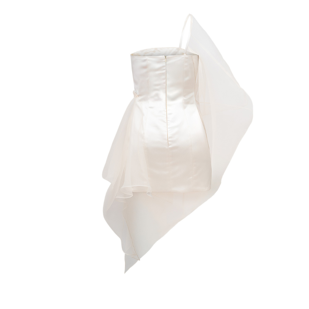 HENRIETTA Organza Wrap Dress