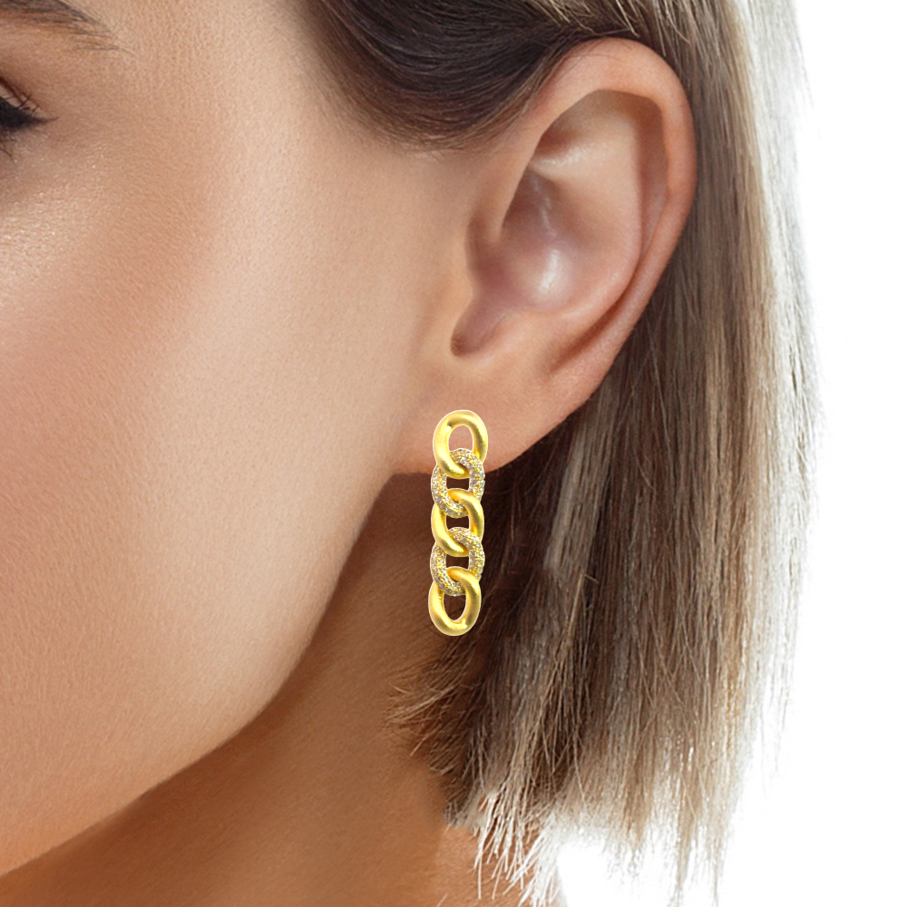 Sparkling Cuban Earrings