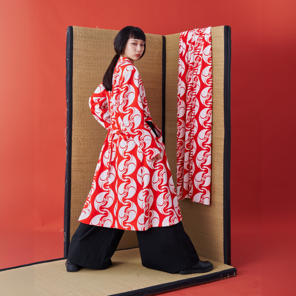 Clothing store for women brings INF Deconstructed Kimono inspired Longline Suit Jacket. Shop Now!