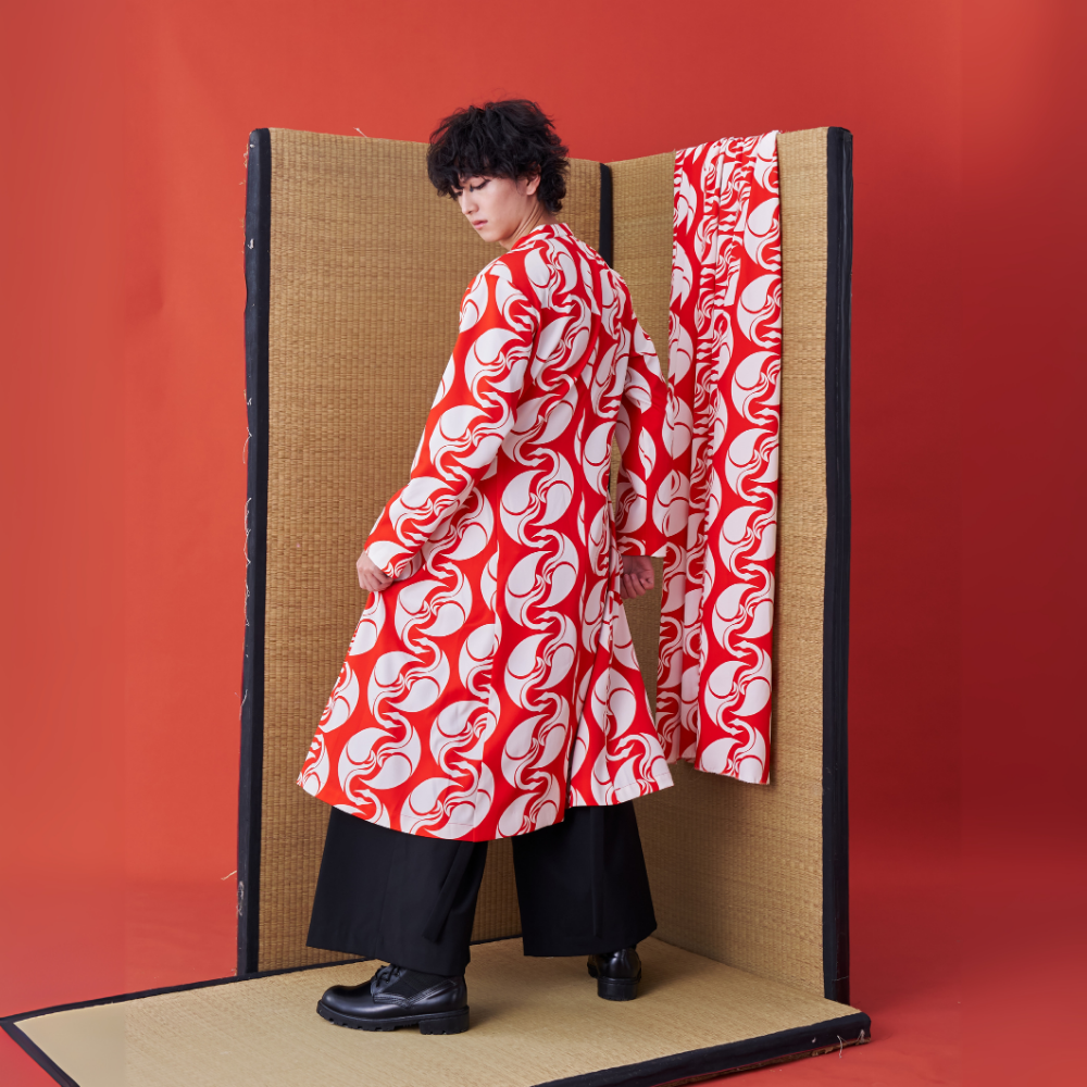 Clothing store for women brings INF Deconstructed Kimono inspired Longline Suit Jacket. Shop Now!