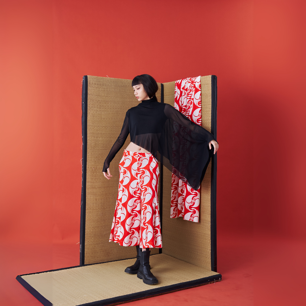 Grace INF Asymmetric Sheer designed for pure luxury wear. Shop Now!