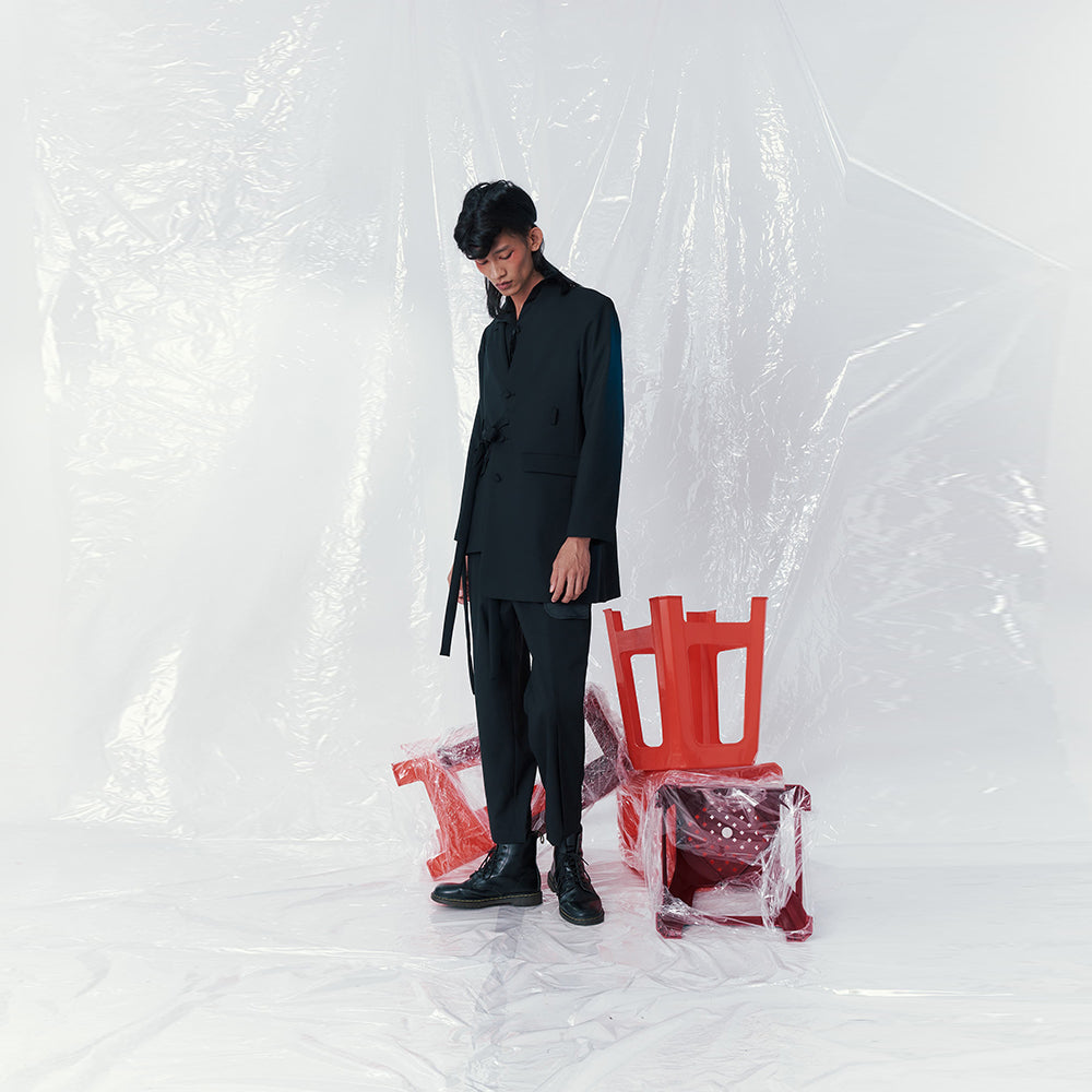 Discover INF Asymmetric Blazer elegance at shopping website Shop Now!