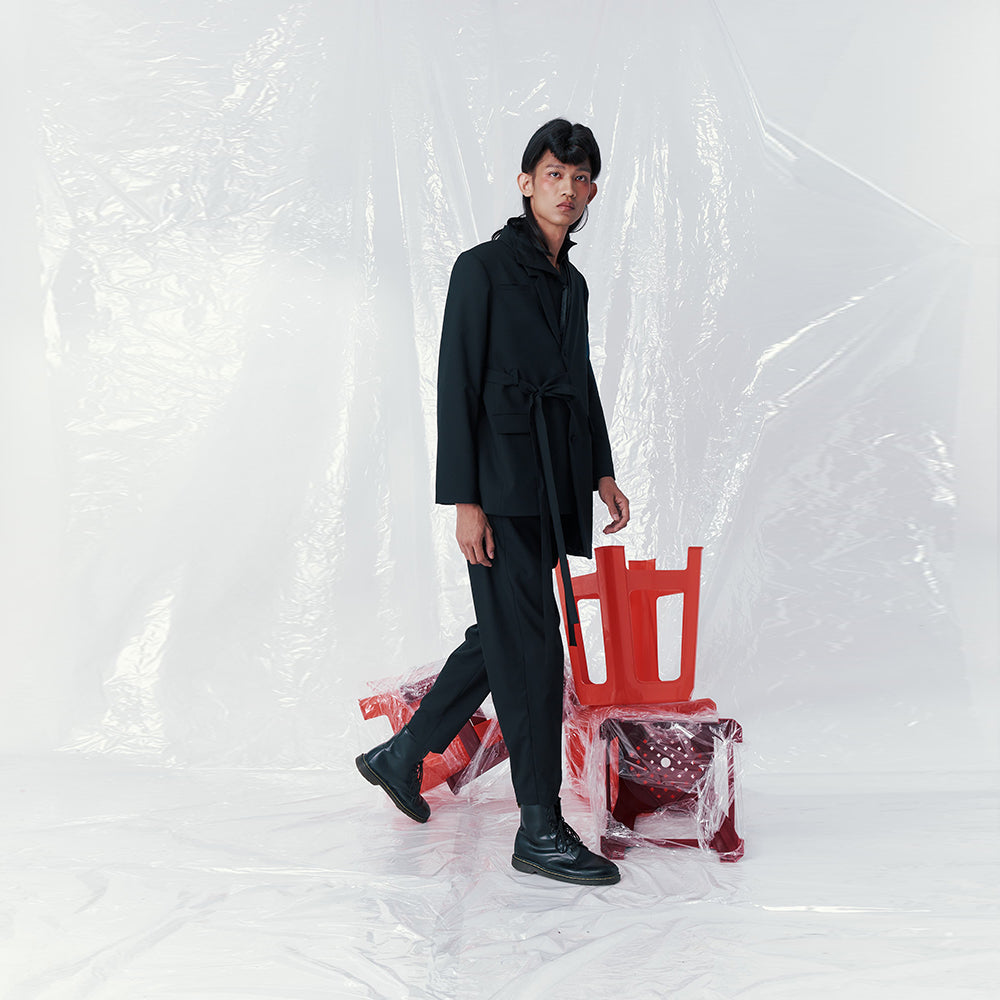 Discover INF Asymmetric Blazer elegance at shopping website Shop Now!