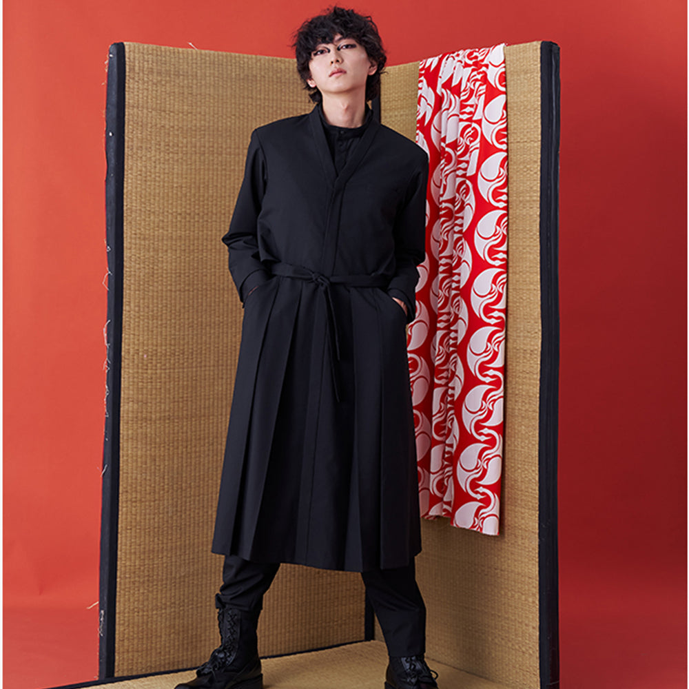 Explore designer clothing online with INF Kimono Suit Jacket Black. Shop Now!